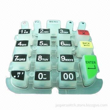 Keypad with Printing, 5 Colors, Long Lifespan for Electronic and Medical Products